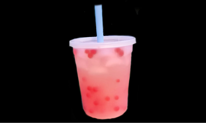 32oz STRAWBERRY BOBA LEMONADE