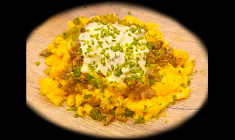 PHILLY CHEESESTEAK MAC N CHEESE