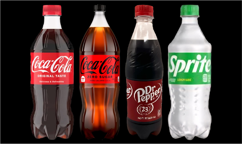 COKE • COKE ZERO • DR.PEPPER • SPRITE